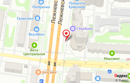 Прямоугольные памятники на Лежневской улице на карте