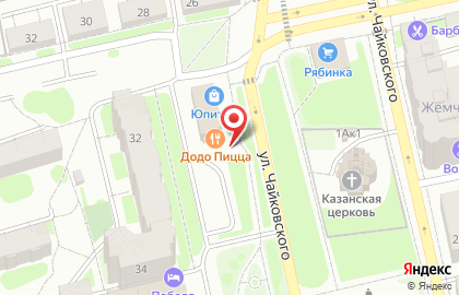 Юпитер на проспекте Ленина на карте