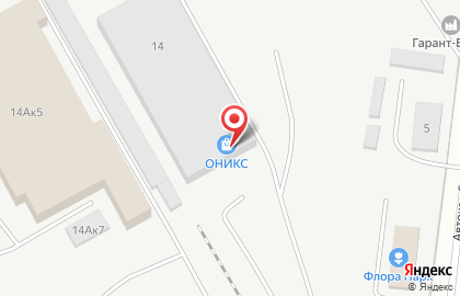 Оникс на Московском шоссе на карте