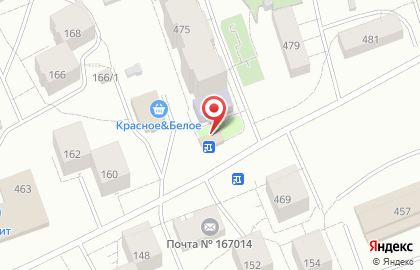 Продовольственный магазин в Сыктывкаре на карте