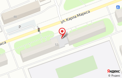 Универсам Пятёрочка на улице Карла Маркса на карте