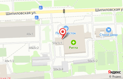 Зоомагазин ЧЕТЫРЕ ЛАПЫ на Шипиловской улице на карте