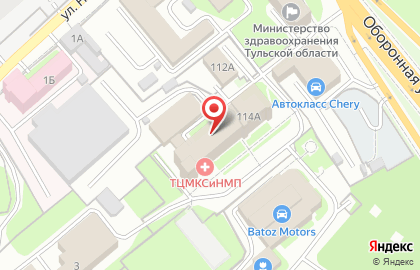 Министерство природных ресурсов и экологии Тульской области на карте