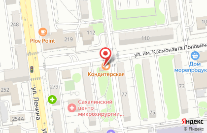 Магазин цветов Аленький цветочек в Южно-Сахалинске на карте