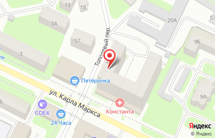 Торгово-монтажная компания ВидеоМаркет на улице Карла Маркса на карте