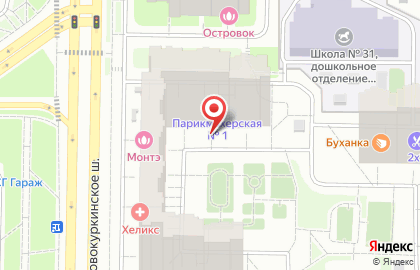 Продуктовый магазин в Москве на карте