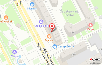 Ломбард 585*Золотой на бульваре Строителей на карте