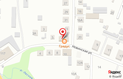 Продуктовый магазин в Калининграде на карте
