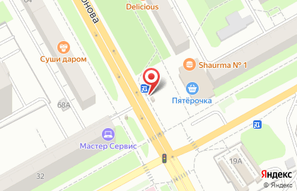 Продовольственный магазин 24 часа на улице Архитектора Свиязева на карте