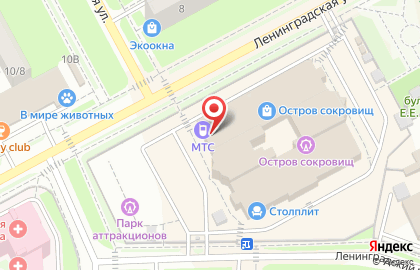 Бутик обуви и одежды Emporio на улице Ленинградской на карте