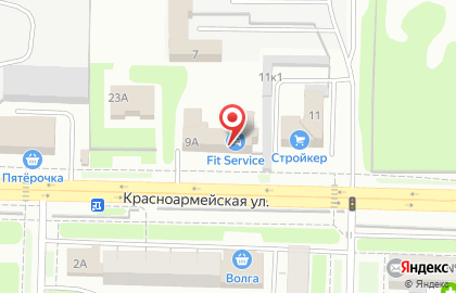 Автосервис FIT SERVICE на Красноармейской улице в Дзержинске на карте