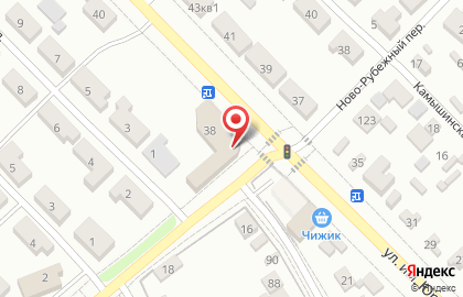 Супермаркет Пятёрочка в Тамбове на карте