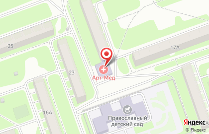 Продуктовый магазин на ул. Комбрига Патоличева, 21а на карте