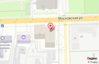 Банкомат СберБанк на Московской улице, 70 на карте