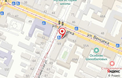 Академия делового образования, НОУ на Чапаевской улице на карте