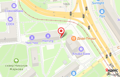 Салон сотовой связи МегаФон на улице Павла Мочалова на карте