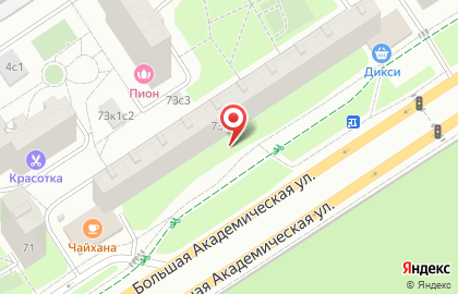 Квартал на Петровско-Разумовской на карте
