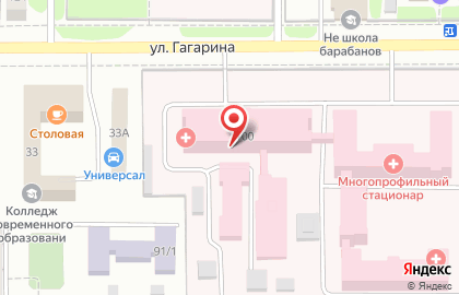 Детская городская больница Центр охраны материнства и детства г. Магнитогорск в Магнитогорске на карте