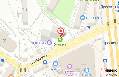 Аптека Живика на улице Ильича, 71 на карте