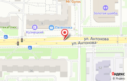 ООО ЭНЕРГОСТРОЙКОМПЛЕКТ на улице Антонова на карте