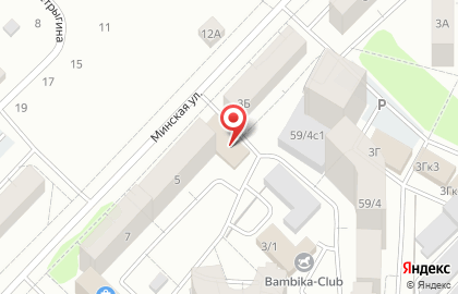 Парикмахерская в Тюмени на карте