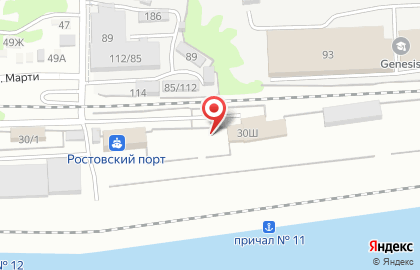 Таможенный брокер ВЭД Юг на Береговой улице на карте