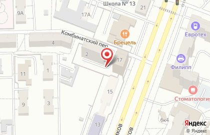 ООО Арболит в Комбинатском переулке на карте