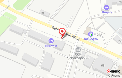 Продуктовый магазин Монолит в Чебоксарах на карте