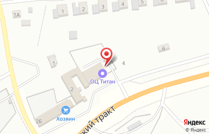 Удобный магазин Титан на Шоссейной улице на карте