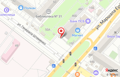 Волжские колбасы в Краснооктябрьском районе на карте