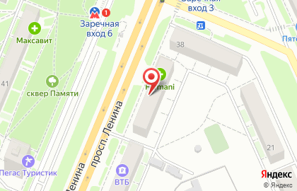 Магазин мясной продукции Лысковский Мясокомбинат на проспекте Ленина на карте
