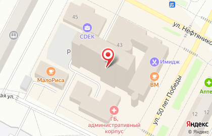 Интернет-провайдер Метросеть в Ханты-Мансийске на карте