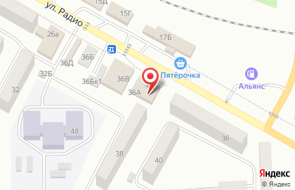 Супермаркет Меркурий в Ростове-на-Дону на карте