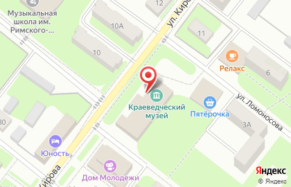 EKG на улице Кирова на карте
