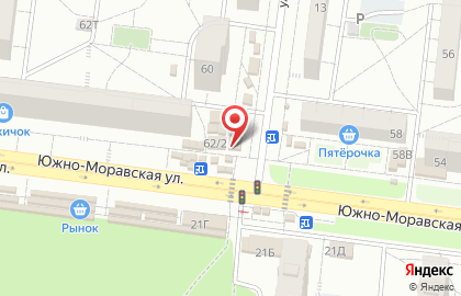 Пекарня Хлебница на Южно-Моравской улице на карте