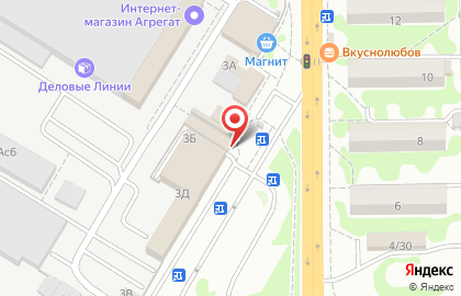 Галичский автокрановый завод на улице Малиновского на карте