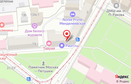 Spa-салон Тайрай на метро Новослободская на карте