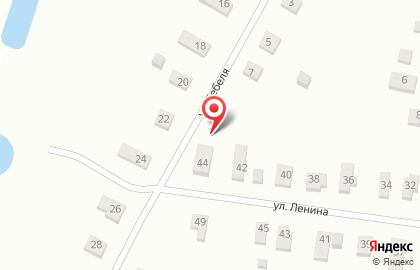 1C на улице Бебеля на карте