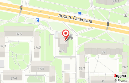 Продовольственный магазин Василич на проспекте Гагарина на карте