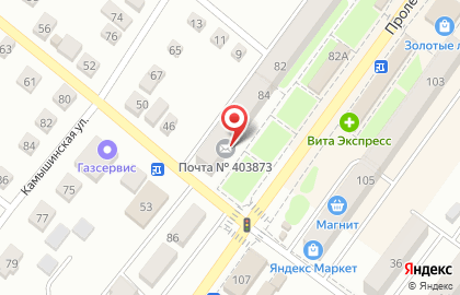 Магазин тканей в Волгограде на карте