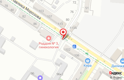 Старый мастер на улице П.Морозова на карте