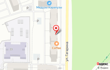 Магазин Большой улов на улице Гагарина на карте