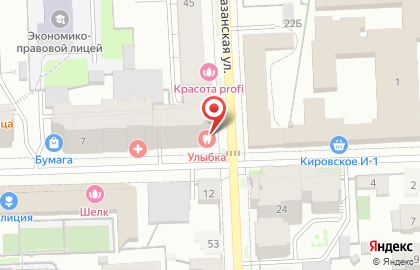 КРАСОТА profi на улице МОПРа на карте