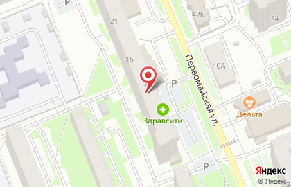 Магазин косметики и товаров для дома Улыбка радуги на Первомайской улице на карте