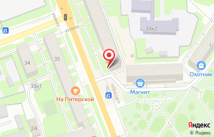 Магазин разливного пива Варница на Большой Санкт-Петербургской улице на карте