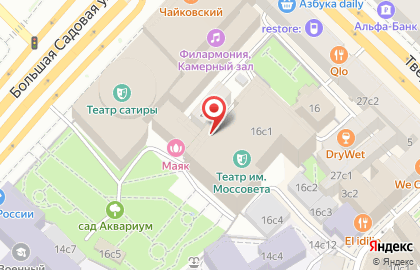 Касса на Тверской улице на карте