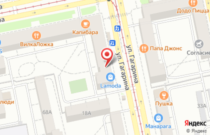 Мебельный салон LORENA кухни в Кировском районе на карте