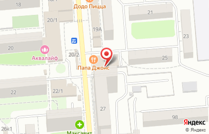 Ленинский район Киоск по продаже фруктов и овощей на площади Карла Маркса на карте