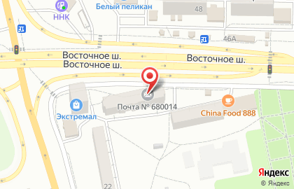Почта России в Хабаровске на карте