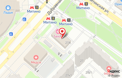 Салон эпиляции Ничего лишнего на Митинской улице на карте